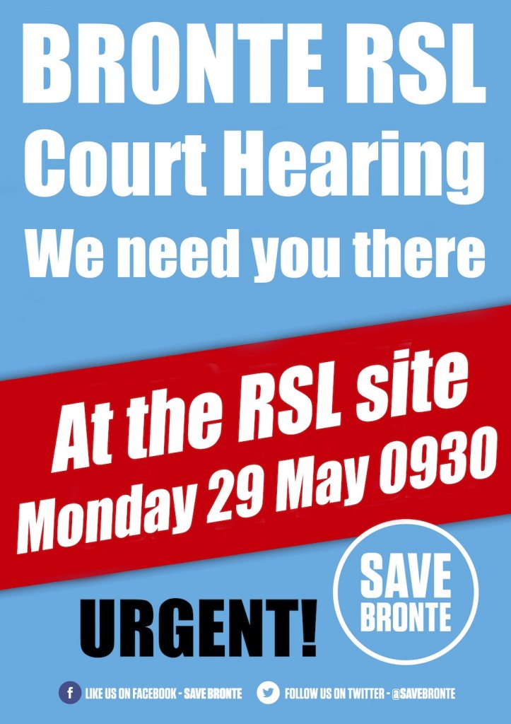 Save Bronte court hearing 2017 we need you there black urgent 1000