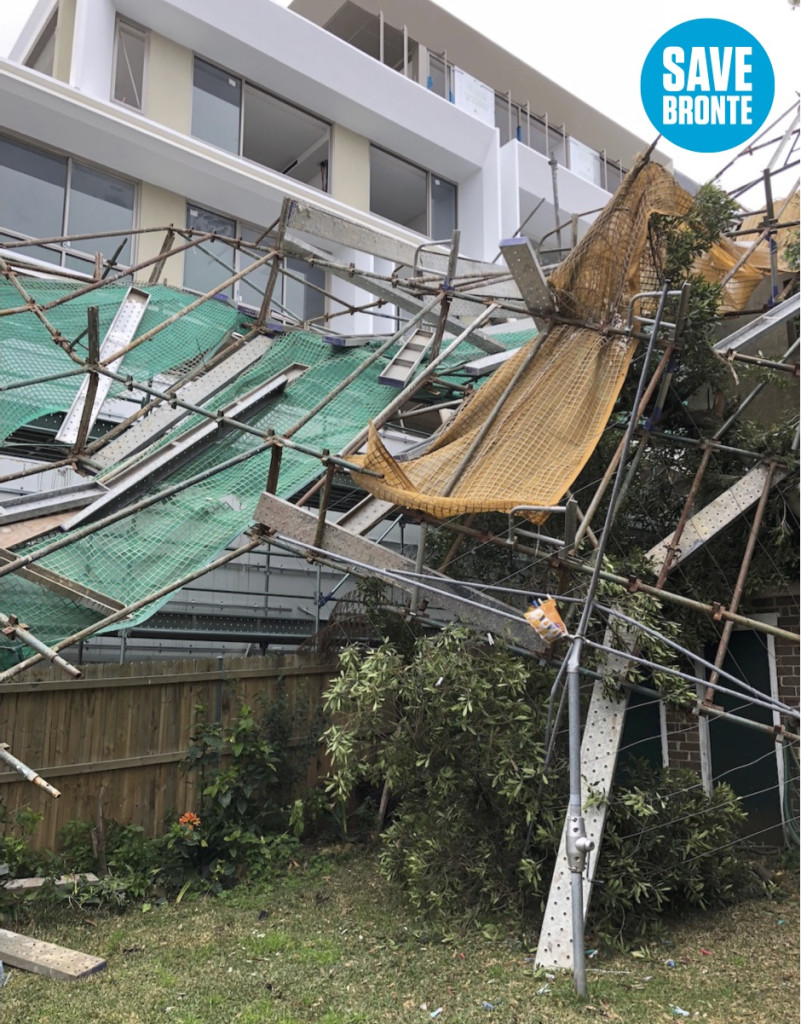 scaffold collapse save bronte 2018